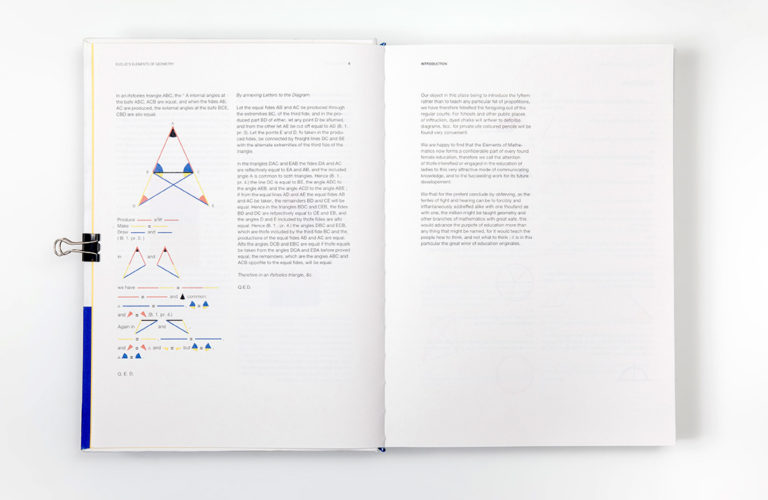 Euclid's Elements. Completing Oliver Byrne's work