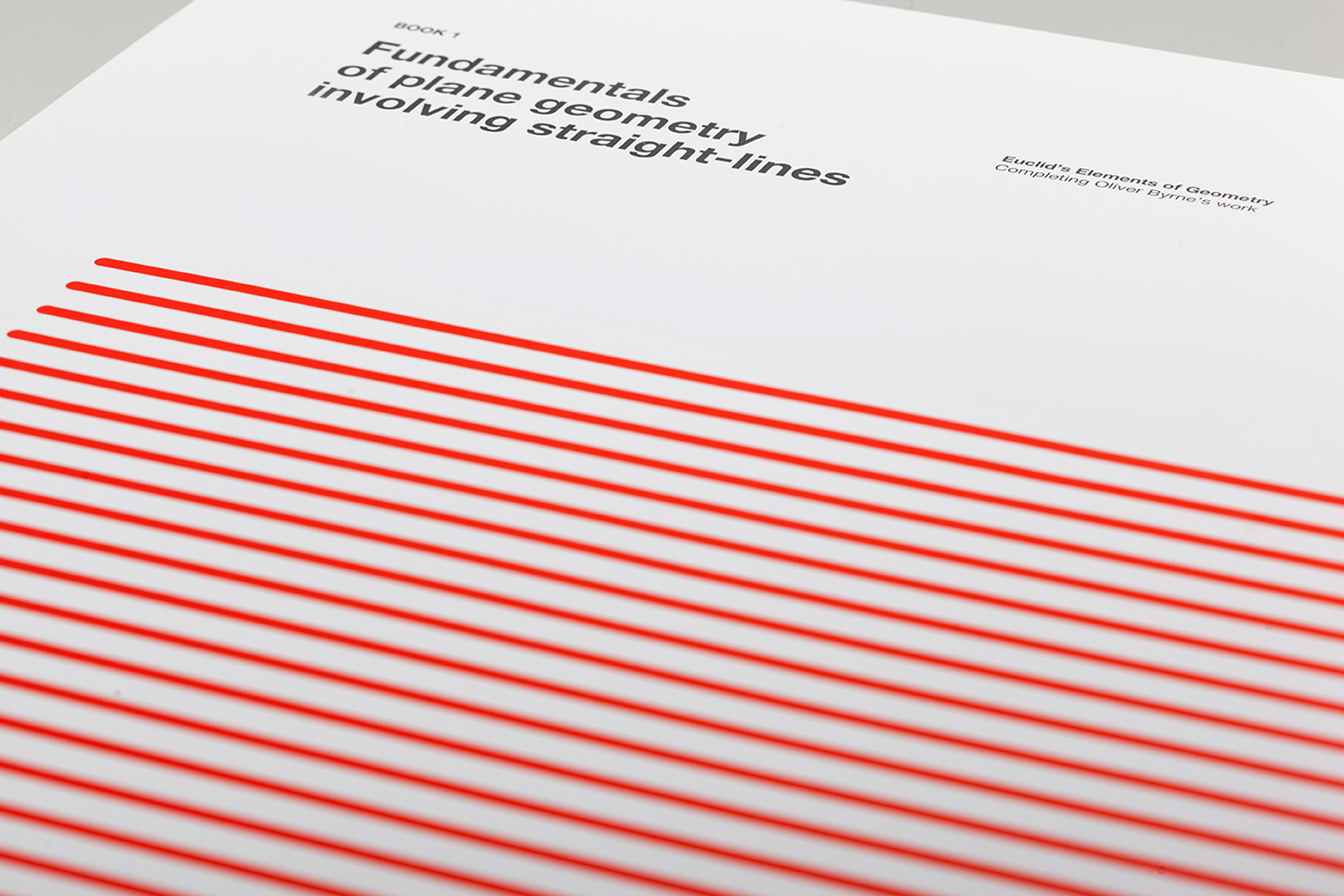 Book 01. Poster. Fundamentals of plane geometry involving straight-lines. Euclid's Elements - Image 2