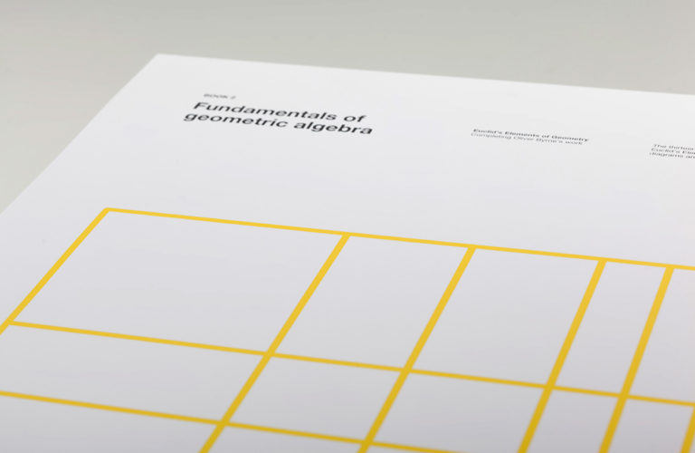Book 02. Poster. Fundamentals of geometric algebra. Euclid's Elements