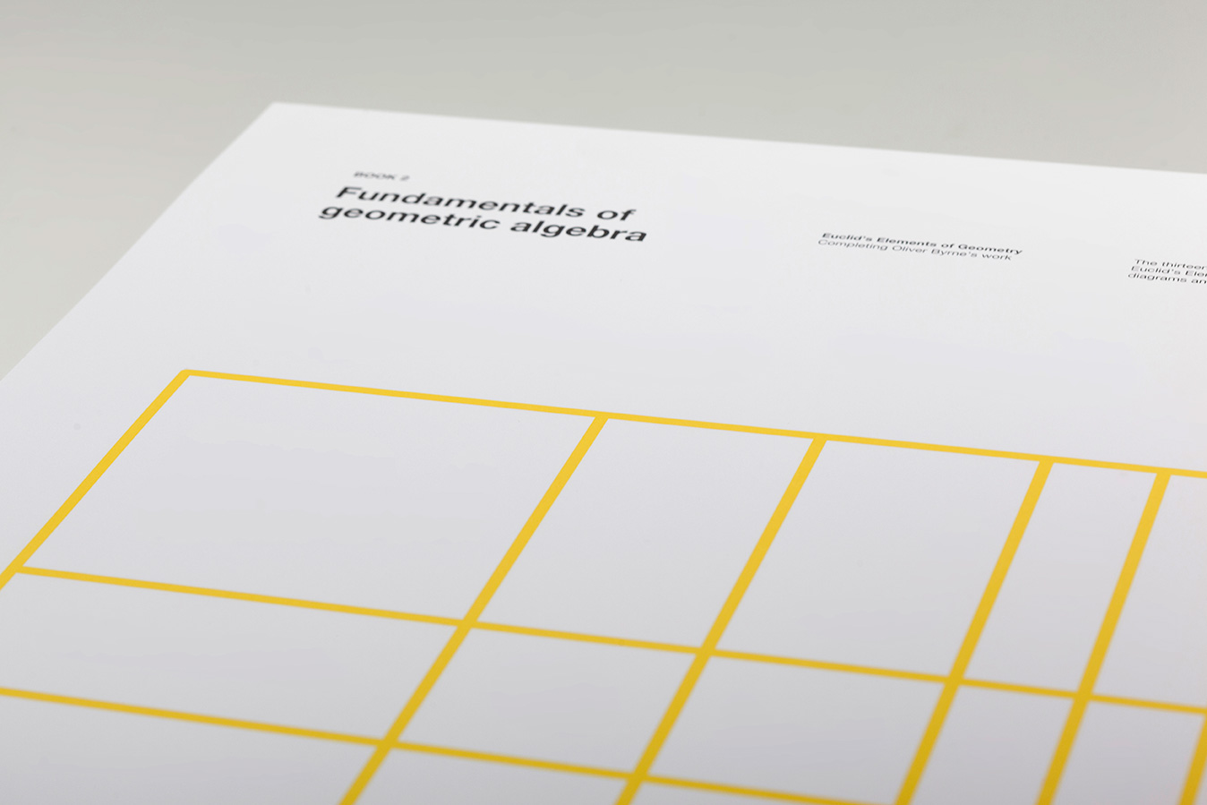 Book 02. Poster. Fundamentals of geometric algebra. Euclid's Elements - Image 2