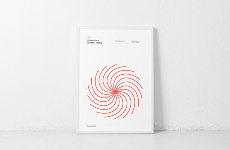 Book 7. Poster. Elementary number theory. Euclid's Elements
