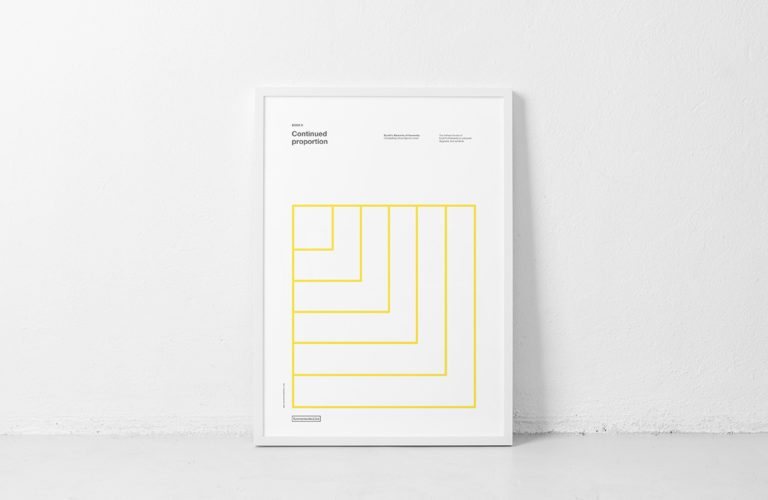 Book 8. Poster. Continued proportion. Euclid's Elements