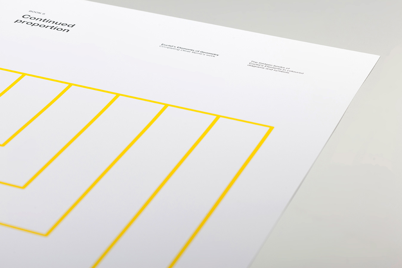 Book 08. Poster. Continued proportion. Euclid's Elements - Image 2