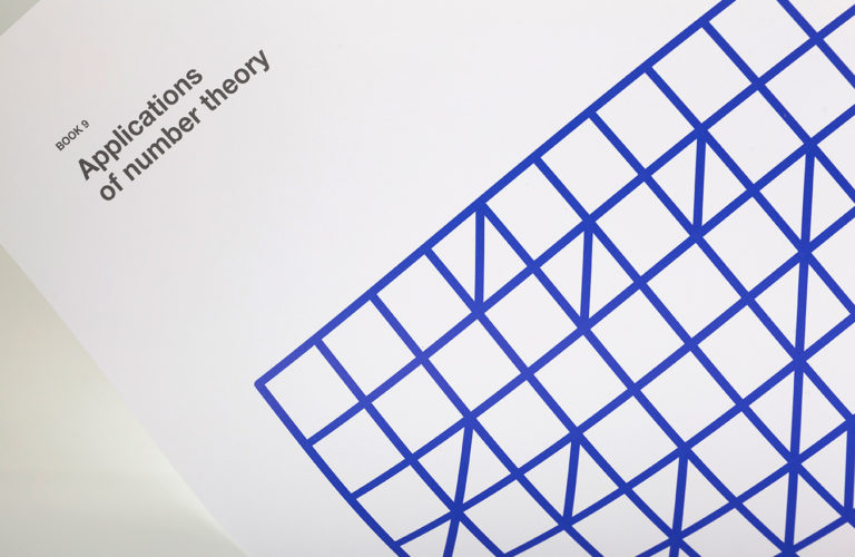 Book 09. Poster. Applications of number theory. Euclid's Elements