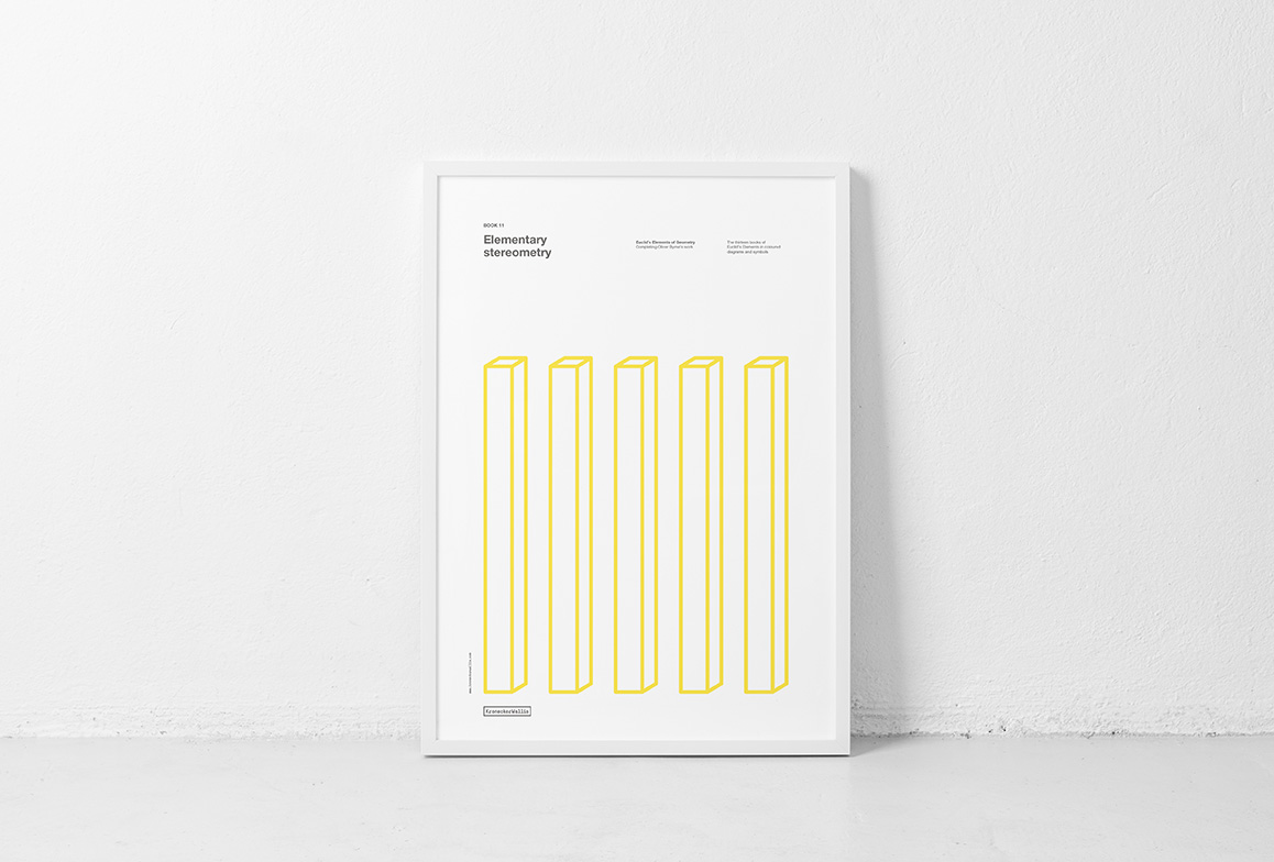 Book 11. Poster. Elementary stereometry. Euclid's Elements