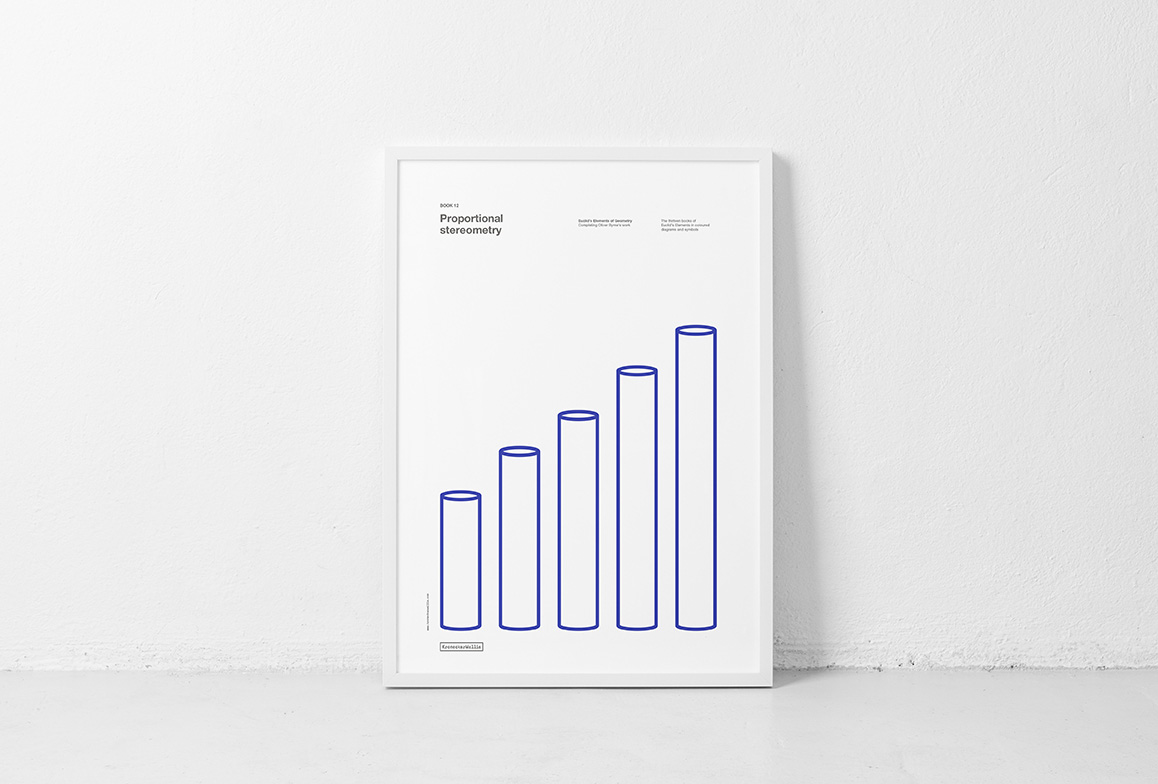 Book 12. Poster. Proportional stereometry. Euclid's Elements