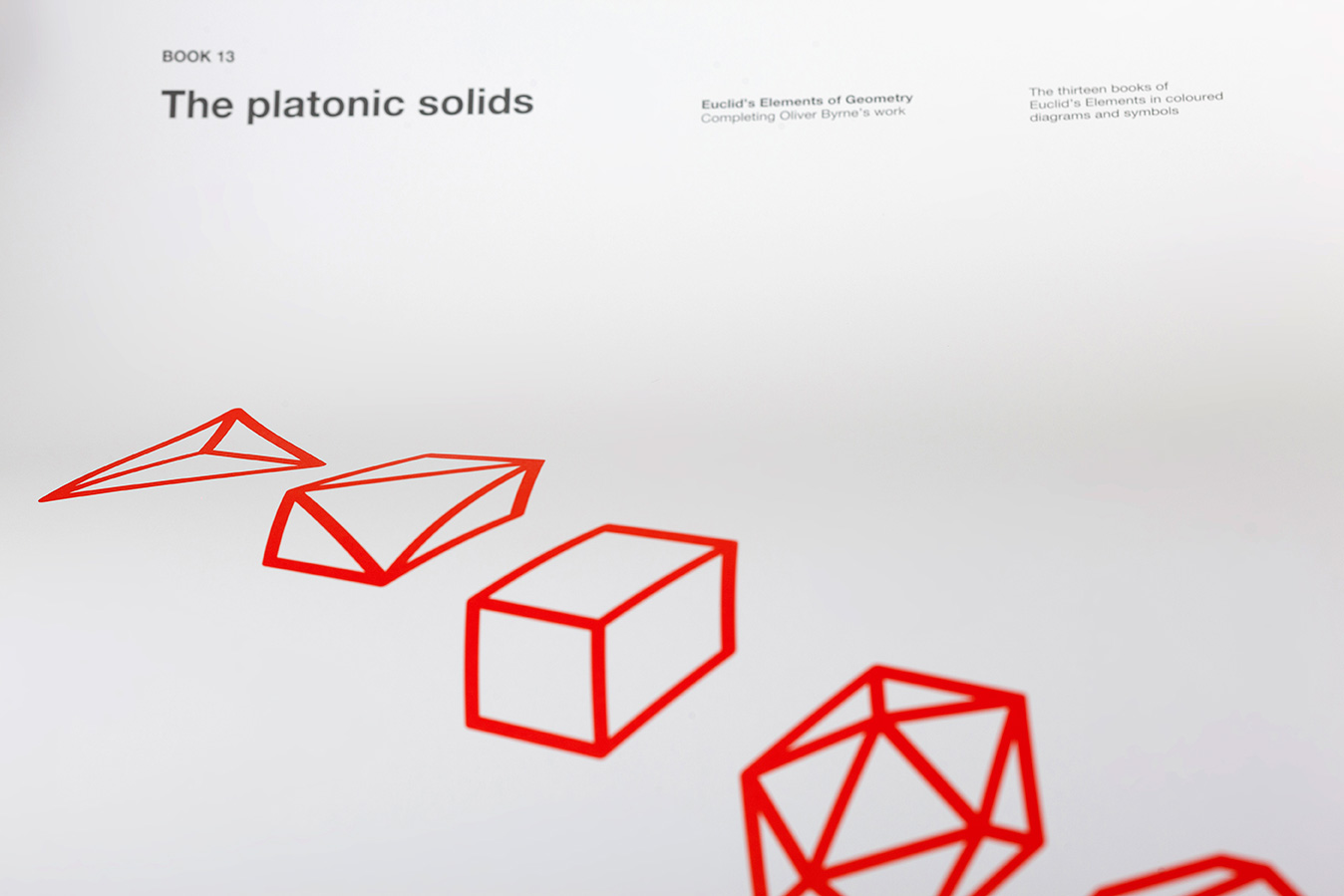 Book 13. Poster. The platonic solids. Euclid's Elements - Image 2