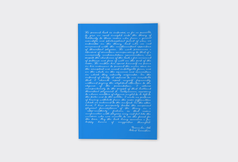 Albert Einstein Relativity The Special and General Theory - limited A5 edition