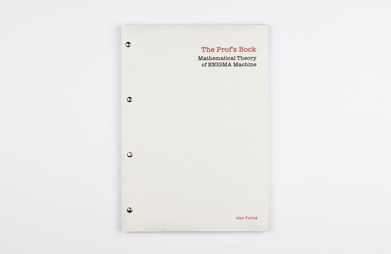 Alan Turing's Treatise on the Enigma - The Prof's Book remastered edition