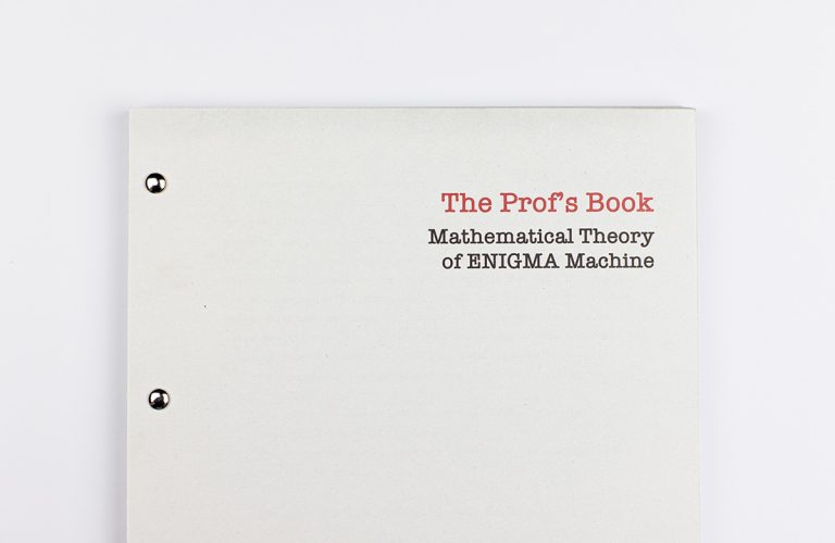 Alan Turing's Enigma Treatise - The Prof's Book