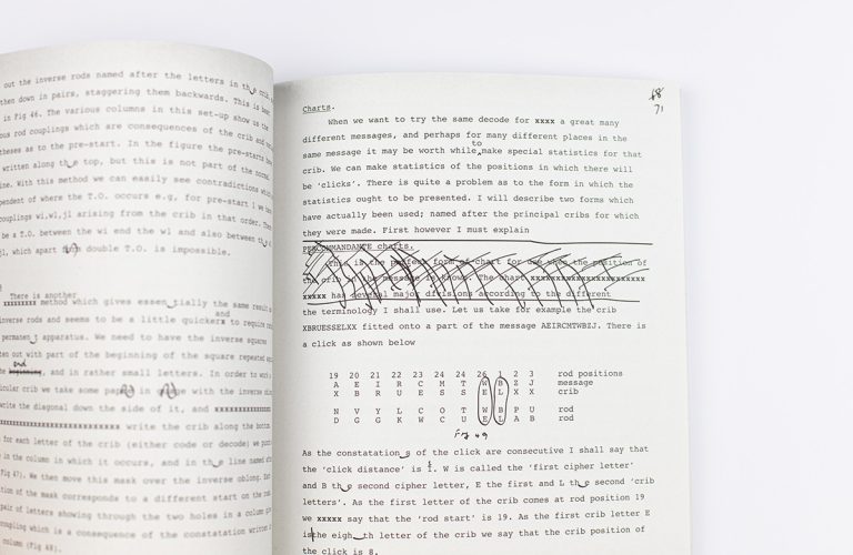 Alan Turing's Enigma Treatise - The Prof's Book