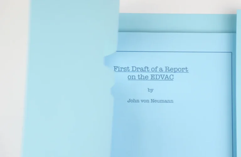 Von Neumann's EDVAC Report. The Blueprint for Every Computer